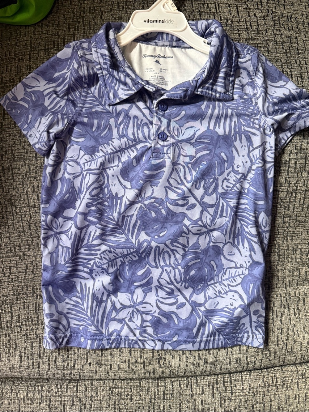 Tommy Bahama boys 5-6 island tropical shirt